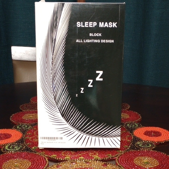 Cotton Sleep Mask With Dust Bag Gray - Picture 3 of 10